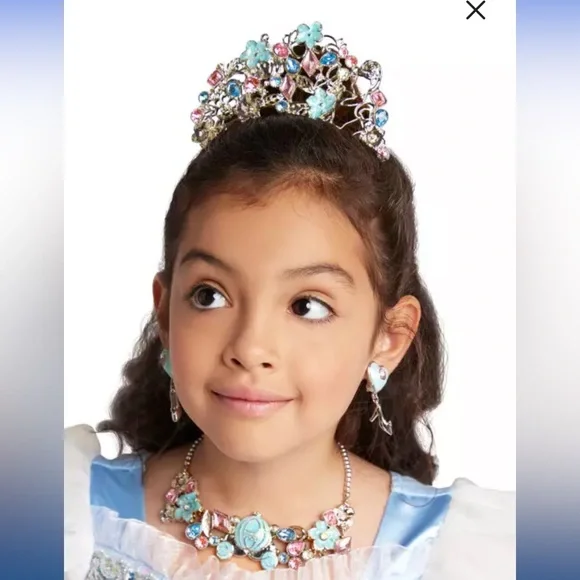 Cinderella‎ Costume for Kids sz 7/8 with shoes sz 13/1 and accessories - Picture 3 of 10